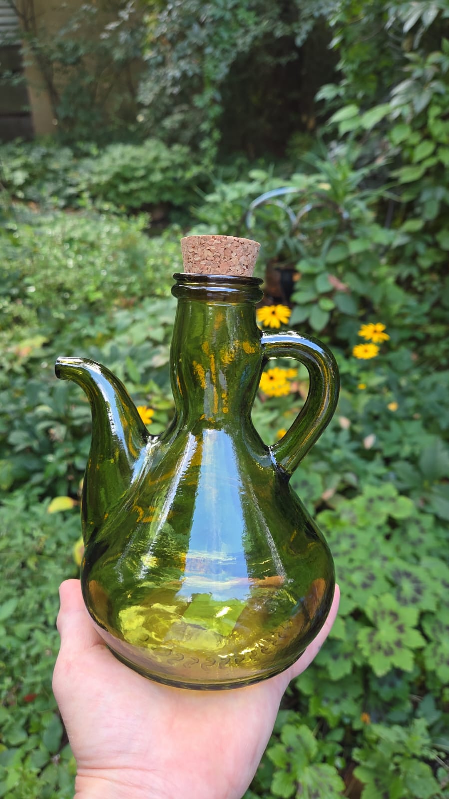 Oliwiarka ze szkła z recyklingu 0,5L