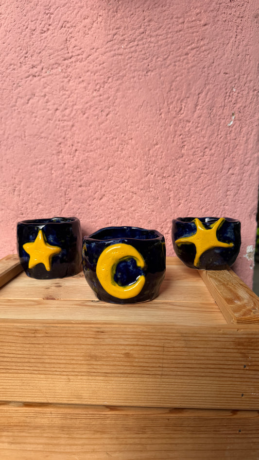 3 czarki Niebo - zestaw
