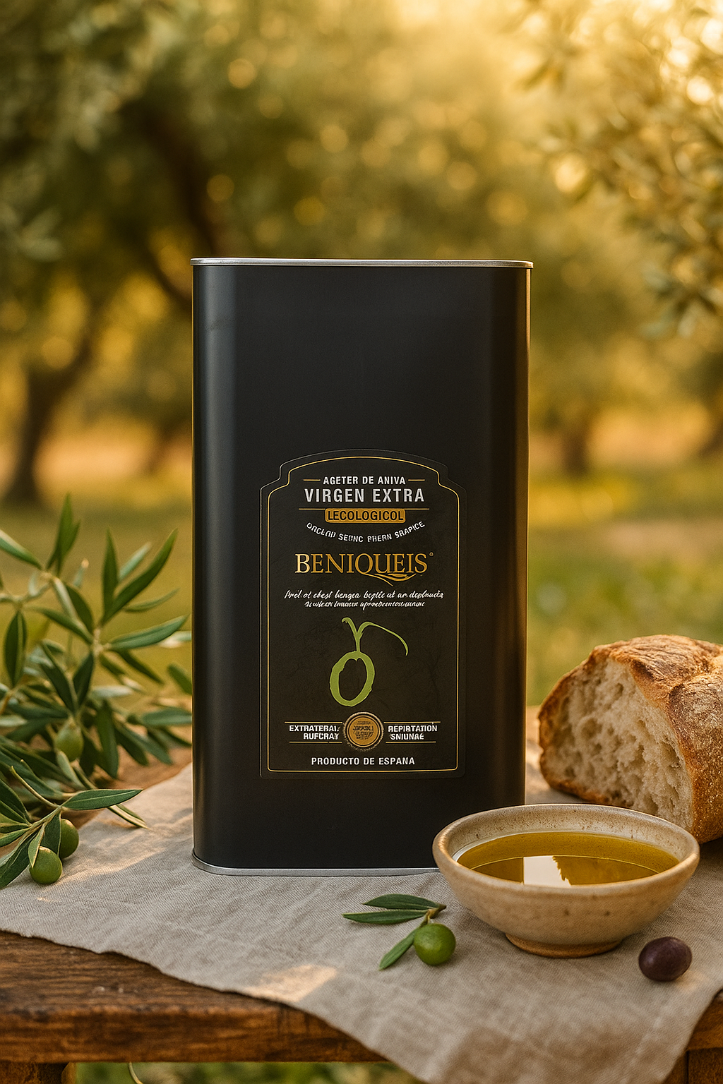 Beniqueis Organiczna Oliwa z oliwek Extra Virgin