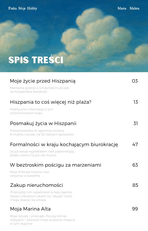 Ebook: Finka Moje Hobby - jak kupić dom w Hiszpanii i zacząć żyć na luzie